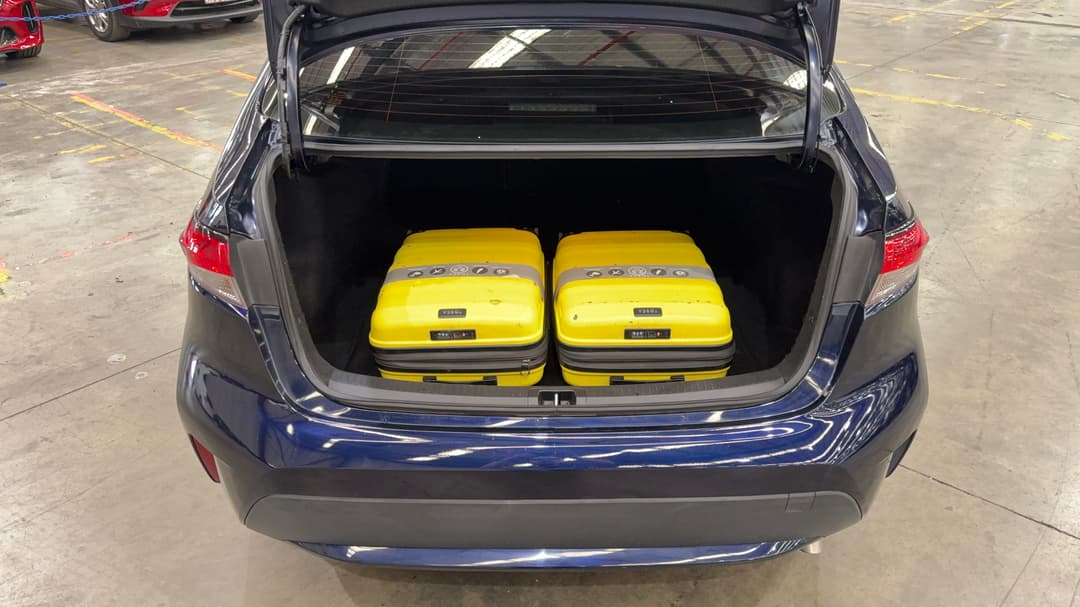 2022 Toyota Corolla Ascent Sport Hybrid, Automatic, 51584 km, Boot Inside View with Luggage