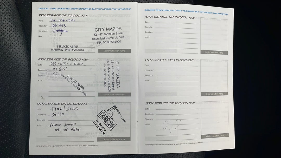 2014 Mazda 3 Sp25 Astina, Manual, 36211 km, Service History