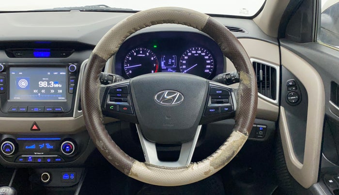 2017 Hyundai Creta SX PLUS 1.6 PETROL, Petrol, Manual, 98,397 km, Steering Wheel Close Up
