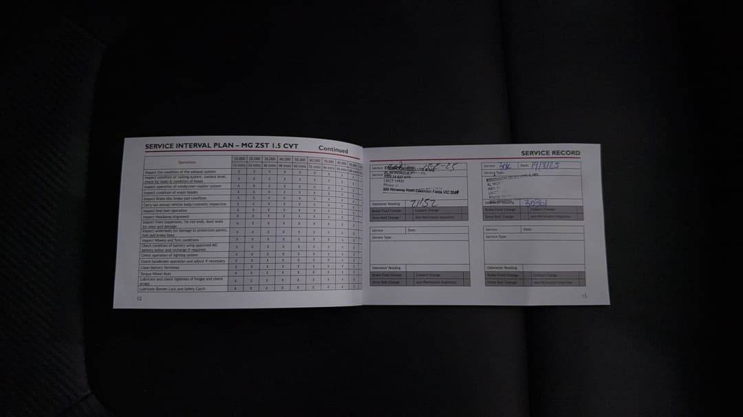 2023 MG Zst Essence, Automatic, 40962 km, Service History
