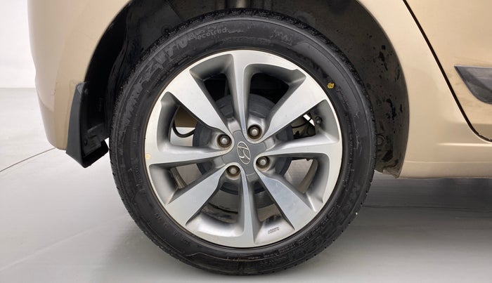 2014 Hyundai Elite i20 ASTA 1.2, Petrol, Manual, 62,068 km, Right Rear Wheel