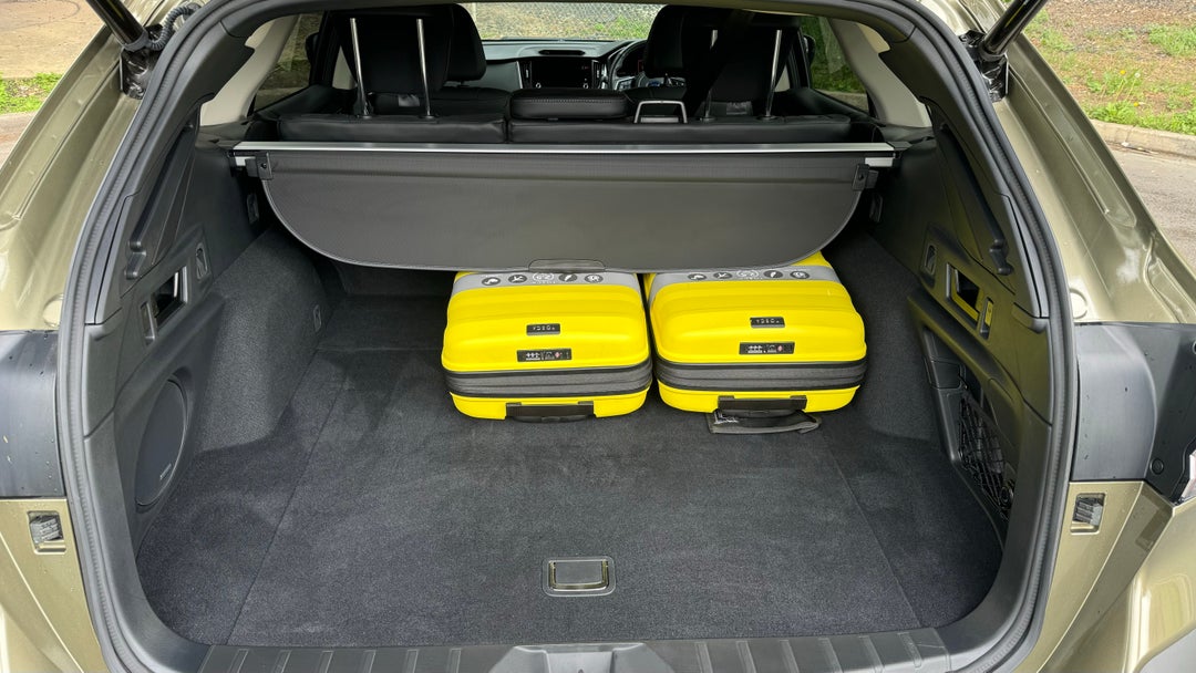 Boot Inside View with Luggage