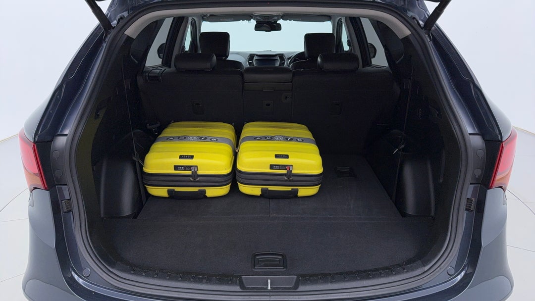 Boot Inside View with Luggage