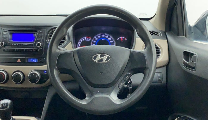 2015 Hyundai Grand i10 MAGNA 1.2 KAPPA VTVT, Petrol, Manual, 79,982 km, Steering Wheel Close Up