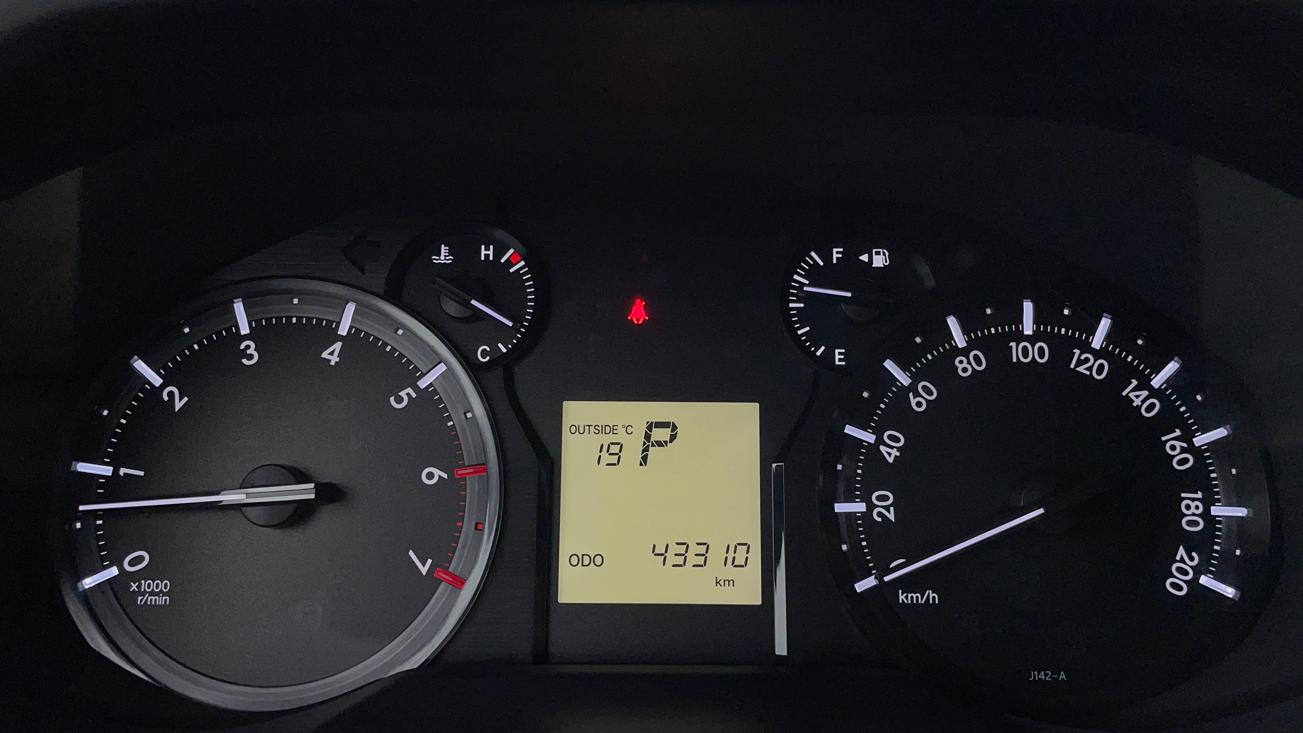 Toyota Prado-Odometer View