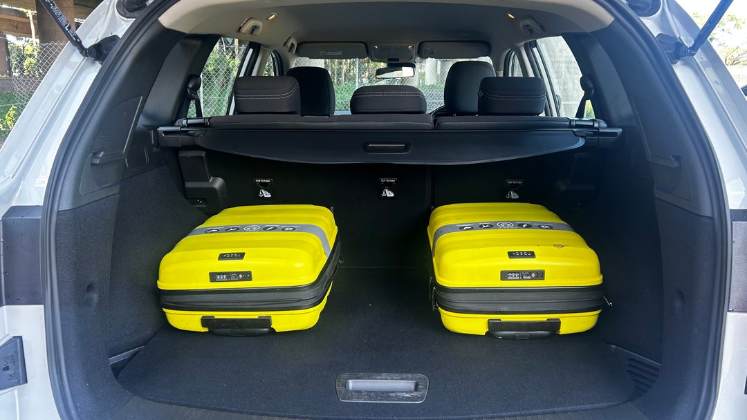 Boot Inside View with Luggage