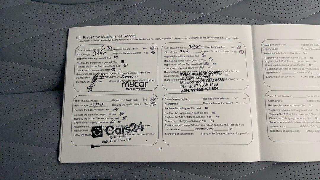 2024 Byd Seal Premium, Automatic, 17849 km, Service History
