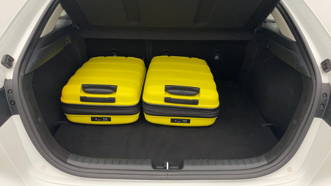 Boot Inside View with Luggage