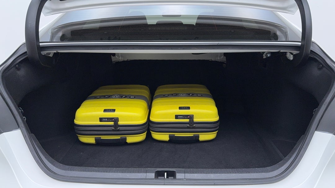 Boot Inside View with Luggage