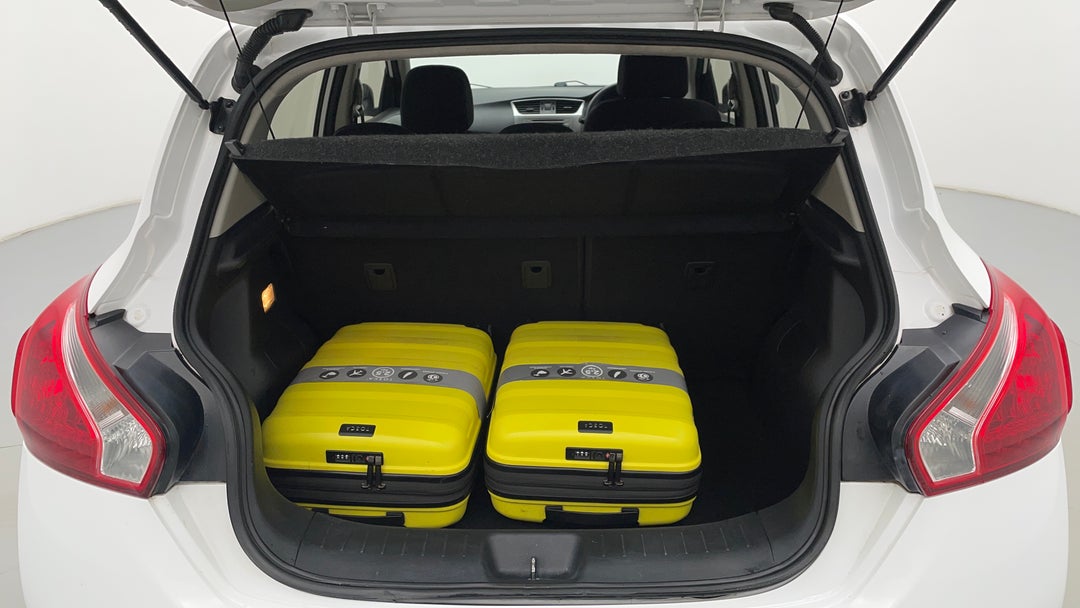 Boot Inside View with Luggage