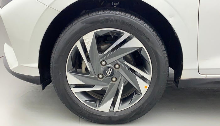 2020 Hyundai NEW I20 ASTA(O) 1.0TURBO DCT DUAL TONE, Petrol, Automatic, 33,748 km, Left Front Wheel