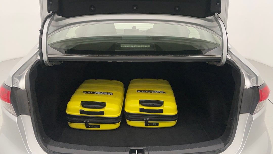 Boot Inside View with Luggage