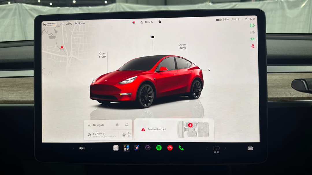 2024 Tesla Model Y Rear-wheel Drive, Automatic, 23489 km, Infotainment System