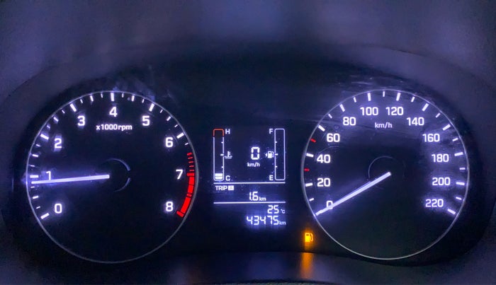 2017 Hyundai Creta 1.6 E + VTVT, Petrol, Manual, 43,547 km, Odometer Image