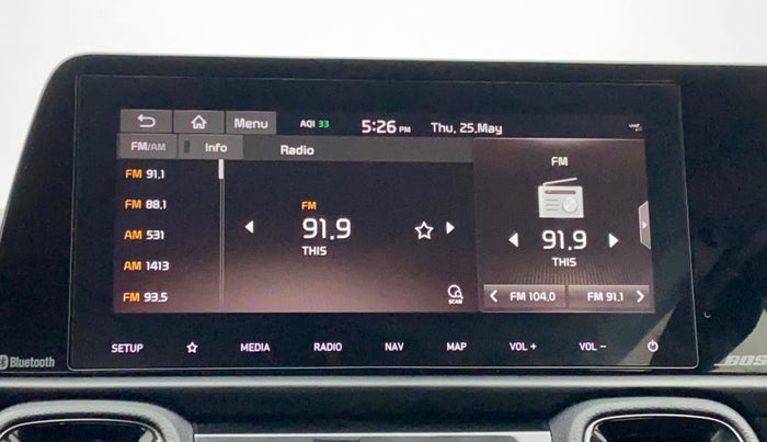 2021 KIA SONET GTX PLUS 1.5, Diesel, Manual, 33,248 km, Infotainment System