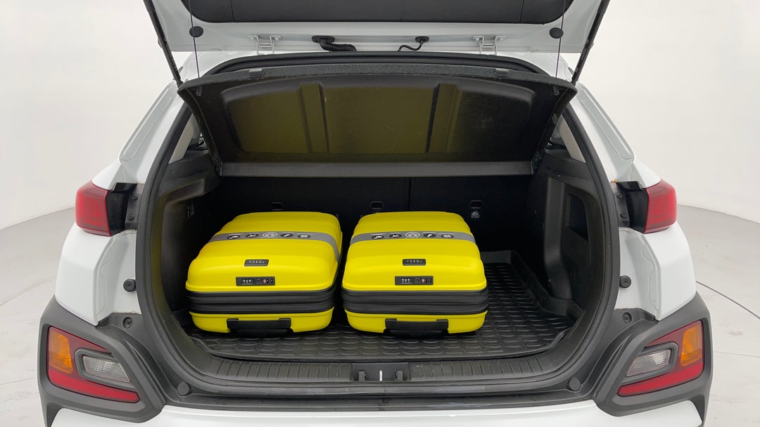 Boot Inside View with Luggage