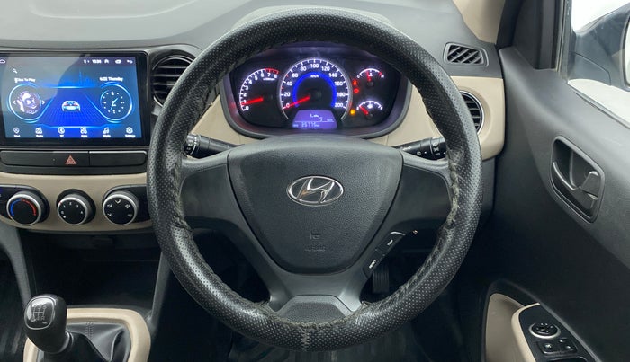 2017 Hyundai Grand i10 MAGNA 1.2 KAPPA VTVT, Petrol, Manual, 35,775 km, Steering Wheel Close Up