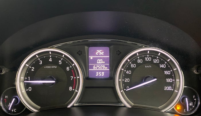 2015 Maruti Ciaz VXI, Petrol, Manual, 62,662 km, Odometer Image
