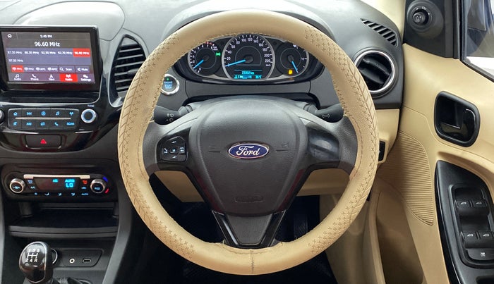 2019 Ford Figo Aspire 1.2 TITANIUM PETROL, Petrol, Manual, 23,407 km, Steering Wheel Close Up