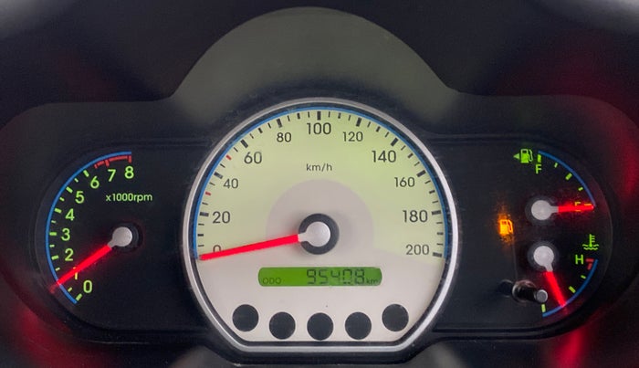 2010 Hyundai i10 SPORTZ 1.2, Petrol, Manual, 95,490 km, Odometer Image