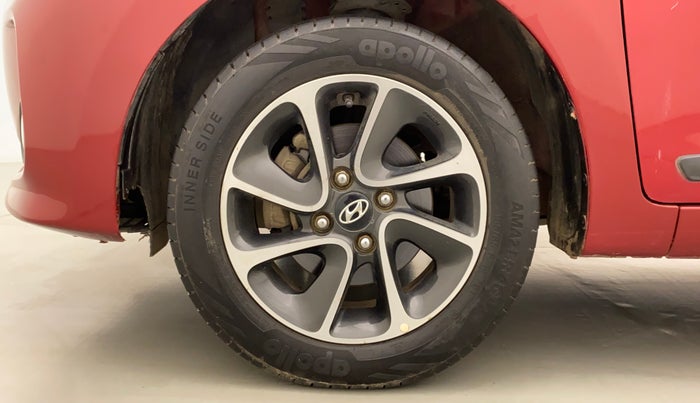 2017 Hyundai Grand i10 ASTA 1.2 KAPPA VTVT, Petrol, Manual, 70,537 km, Left Front Wheel