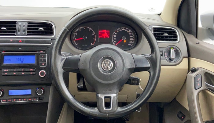 2010 Volkswagen Vento HIGHLINE PETROL, Petrol, Manual, 1,12,747 km, Steering Wheel Close Up