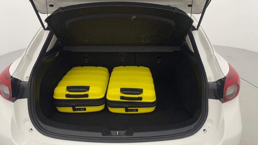 Boot Inside View with Luggage