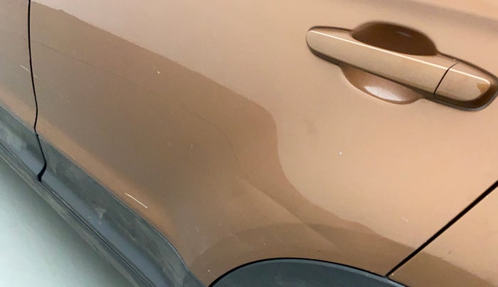 2017 Hyundai Creta E PLUS 1.6 PETROL, Petrol, Manual, 96,135 km, Rear left door - Slightly dented