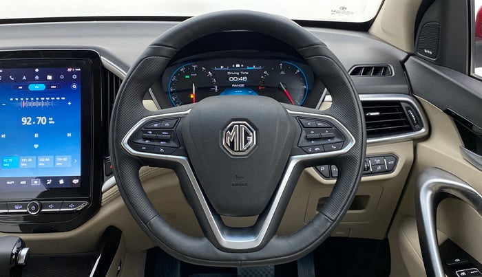 2021 MG HECTOR SHARP DCT PETROL, Petrol, Automatic, 7,580 km, Steering Wheel Close Up