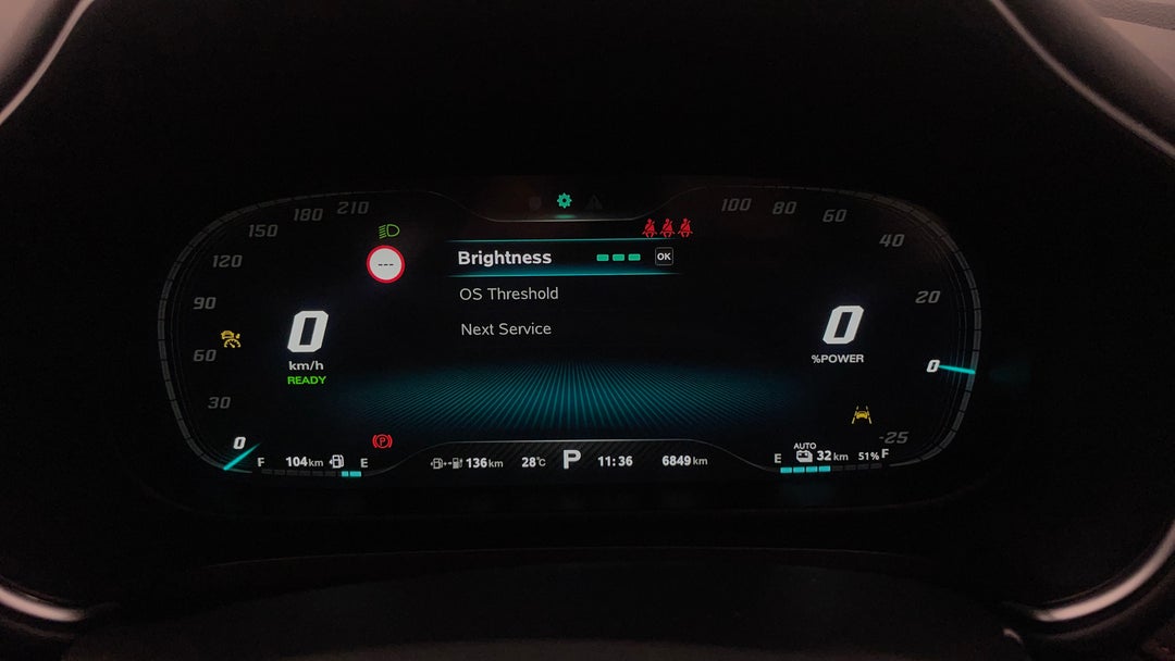 2022 MG HS +ev Phev Excite, Automatic, 6849 km, Odometer View
