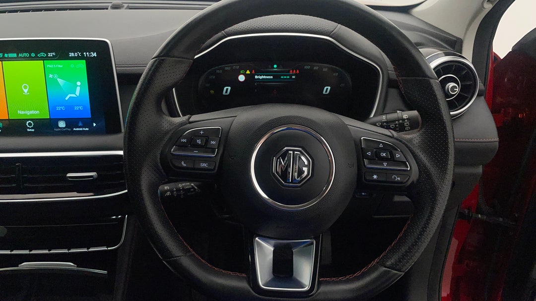 2022 MG HS +ev Phev Excite, Automatic, 6849 km, Steering Wheel Close-up