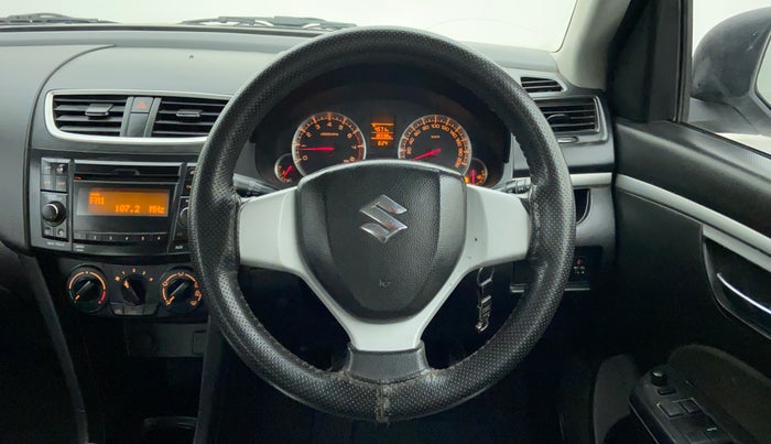 2015 Maruti Swift VXI D, Petrol, Manual, 36,671 km, Steering Wheel Close Up