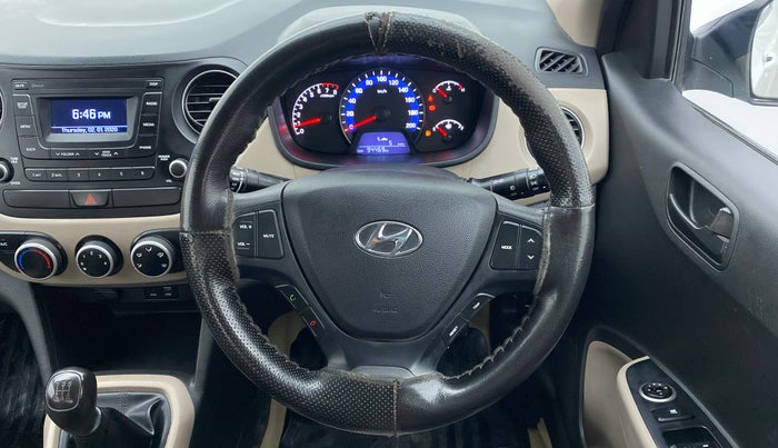 2017 Hyundai Xcent E PLUS, Petrol, Manual, 94,525 km, Steering Wheel Close Up