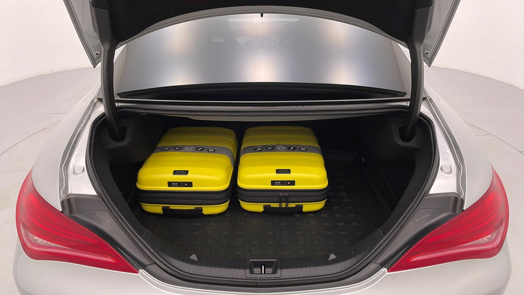 Boot Inside View with Luggage