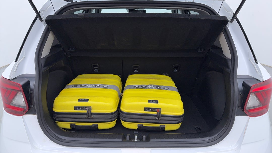 Boot Inside View with Luggage