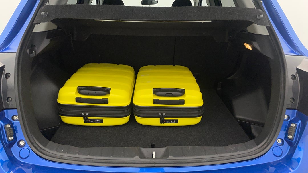 Boot Inside View with Luggage