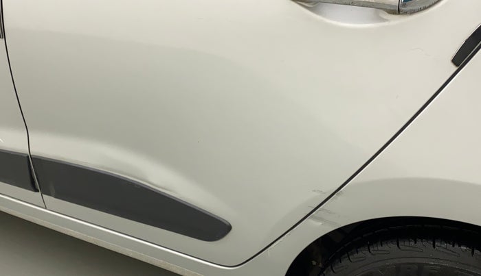 2017 Hyundai Grand i10 SPORTZ (O) 1.2 KAPPA VTVT, Petrol, Manual, 31,018 km, Rear left door - Slightly dented