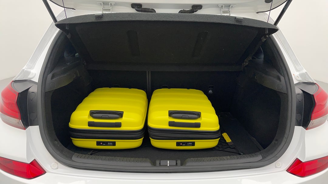 Boot Inside View with Luggage