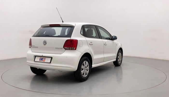 2012 Volkswagen Polo TRENDLINE 1.2L DIESEL, Diesel, Manual, 1,05,355 km, Right Back Diagonal