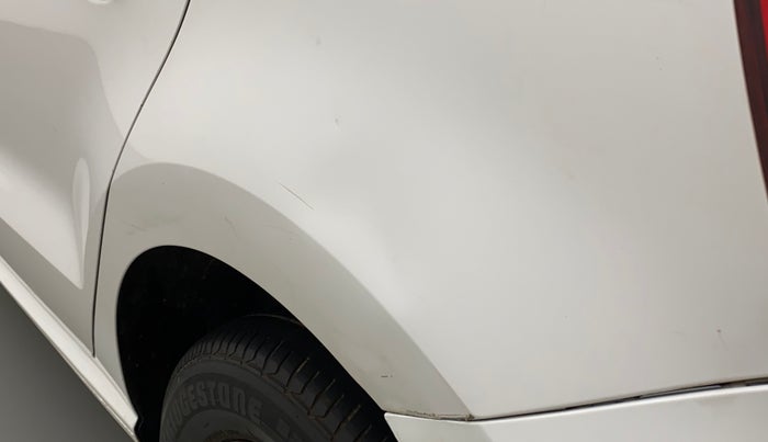 2012 Volkswagen Polo TRENDLINE 1.2L DIESEL, Diesel, Manual, 1,05,355 km, Left quarter panel - Slightly dented