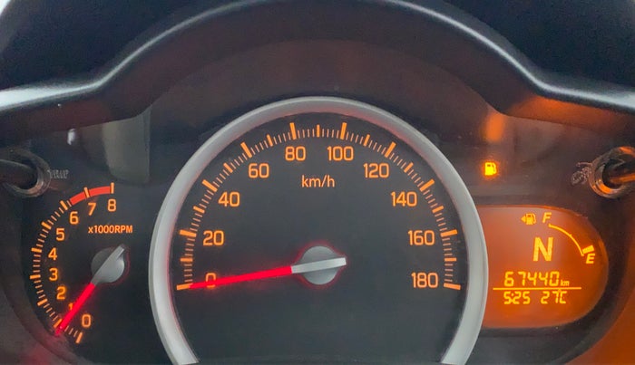 2015 Maruti Celerio ZXI AMT, Petrol, Automatic, 67,505 km, Odometer Image