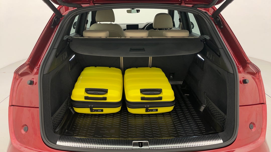 Boot Inside View with Luggage