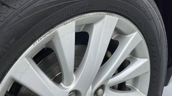MITSUBISHI ATTRAGE-Alloy Wheel RHS Front Scratch