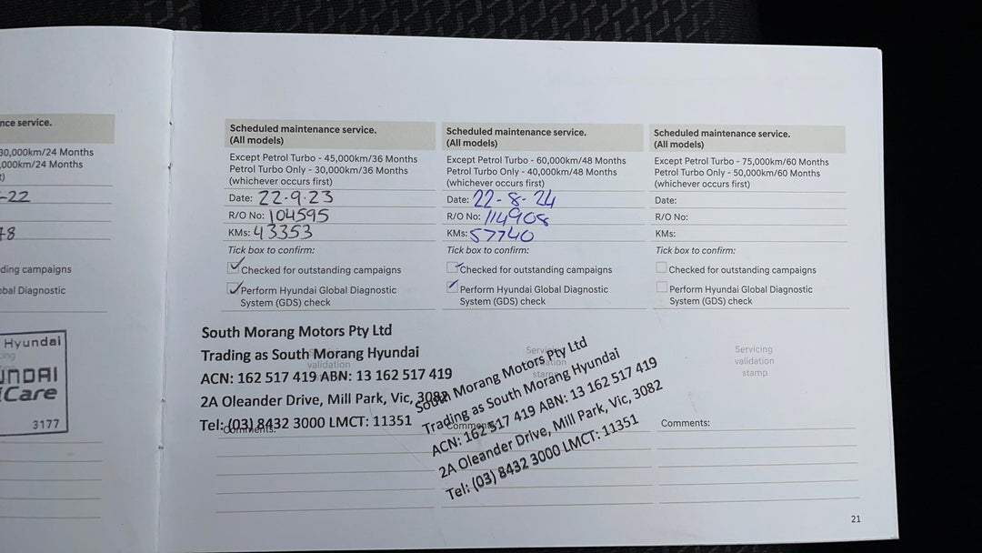 2020 Hyundai i30 Active, Automatic, 61481 km, Service History