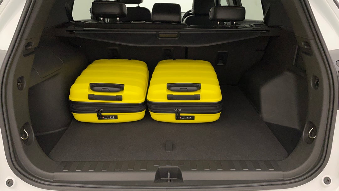 Boot Inside View with Luggage