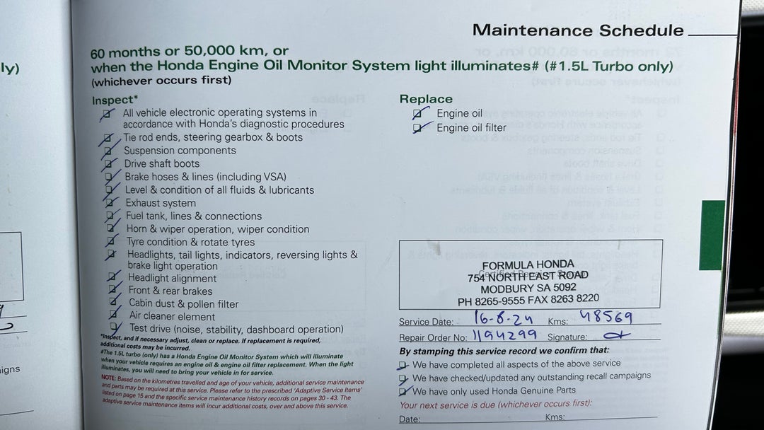 2019 Honda CR-V Vti (2wd), Automatic, 50919 km, Service History