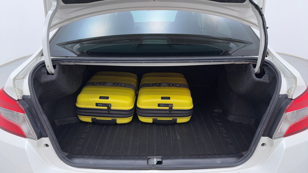 Boot Inside View with Luggage