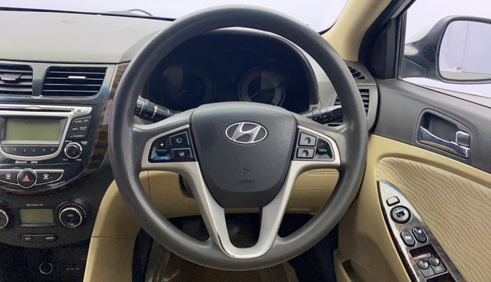 2012 Hyundai Verna FLUIDIC 1.6 VTVT SX, Petrol, Manual, 80,983 km, Steering Wheel Close Up