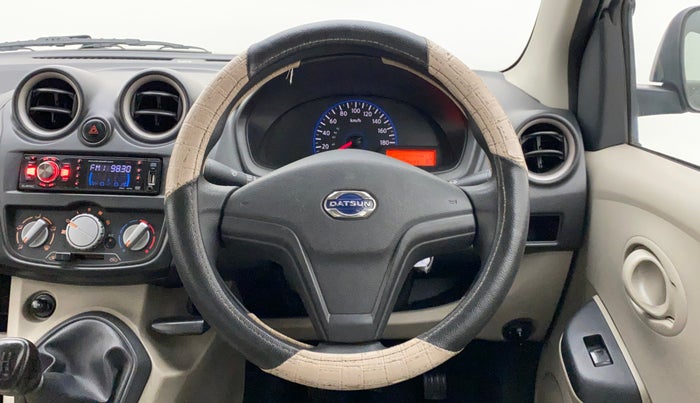 2016 Datsun Go T, Petrol, Manual, 47,433 km, Steering Wheel Close Up
