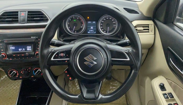 2017 Maruti Dzire VXI AMT, Petrol, Automatic, 32,006 km, Steering Wheel Close Up